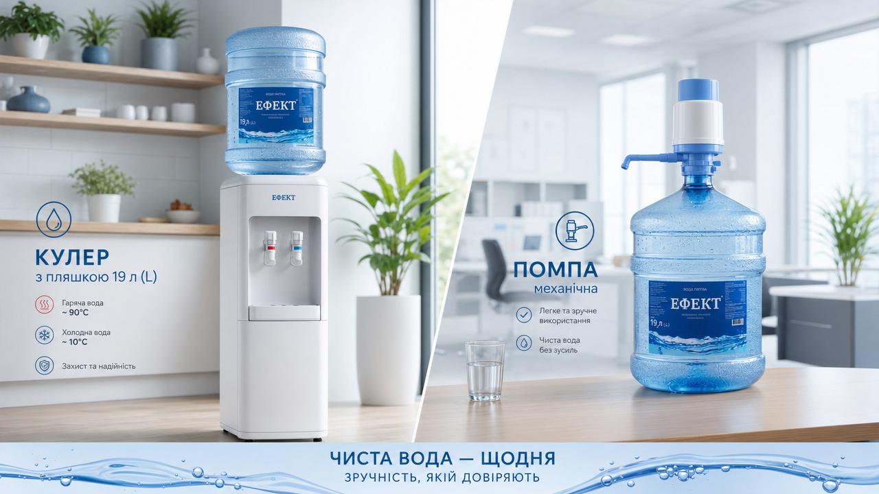 Кулер чи помпа: що обрати для дому та офісу